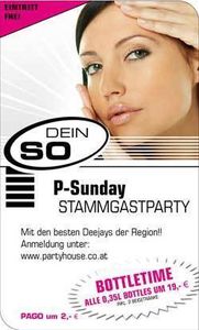 P-Sunday Stammgastparty