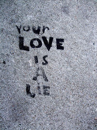 Your love is a lie