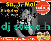 Birthday Lounge - DJ Steve H.@Cabrio