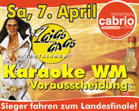 Karaoke WM - Vorausscheidung@Cabrio