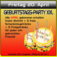 Geburtstags - Party XXL@Spessart