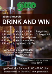 Drink and Win@Gecco