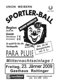 Sportler Maskenball@Gasthaus Roitinger