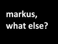 markus, what else?