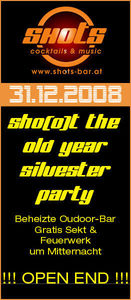 Silvester im Shots@Shots - Cocktails & Music