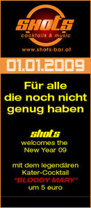 Neujahr im Shots@Shots - Cocktails & Music