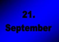 Gruppenavatar von 21. September ... gibt es ein besserers Datum für einen Geburtstag??