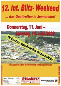 12. Int. Blitz-Weekend ...das Opeltreffen in Jennersdorf@Zeltlagerplatz