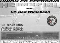 UFC Eferding - SK Bad Wimsbach@Birkenstadion