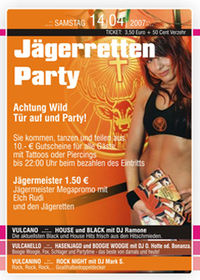 Jägeretten Party Achtung Wild