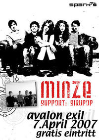 Gratis Konzert: Live Minze + Sirupop@Avalon Exil