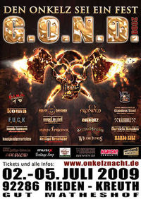 Größte Onkelz Nacht Deutschlands 2009 (G.O.N.D.) ich bin dabei!!!