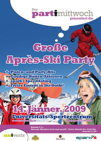 Apres Ski Part ymit Speeddating@Uni-Sportzentrum