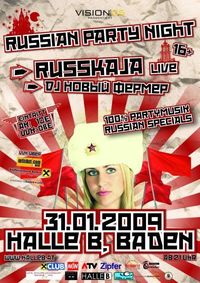 Russian Party Night mit RUSSKAJA live@Halle B