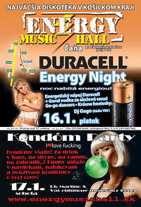 Duracell Energy Night@Energy Music Hall