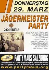 Jägermeisterparty@Partymaus