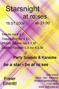 Stars Night@ro:ses disco - bar - karaoke