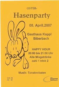 Osterhasenparty@Gasthaus Kappl