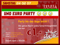 Uno Euro Party@White Star