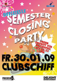 Offizielle Semester Closing Party