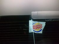 The Burger-King Fahne !