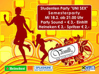 "UNI SEX" Semesterparty am 18.02.2009