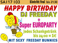 Happy Birthday Dj Freeday + Super €