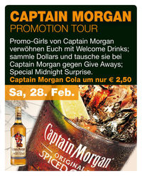 Captain Morgan Promotion Tour