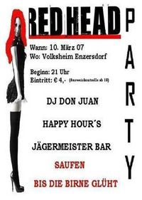 Red Head Party@Volksheim