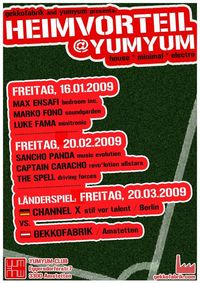 Gekkofabrik pres. Heimvorteil@Yum Yum - Club