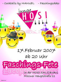 Junge HOSI Faschings-Fete@HOSI Vereinszentrum