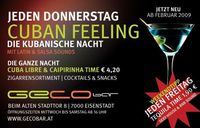 Cuban Feeling - die kubanische Nacht@Geco Bar