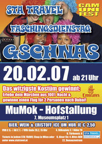 Grosses STA Travel Faschingsgschnas@MuMok Hofstallung