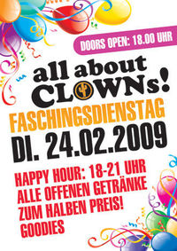 Faschingsdienstag - all about Clowns!@Kaktus Bar