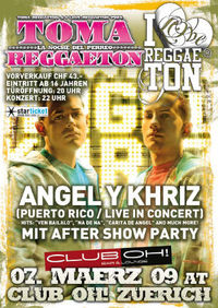 Angel Y Khriz live Concert & Aftershow Party@Club Oh!