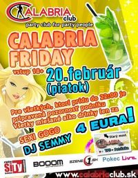 Calabria Friday@Calabria Club