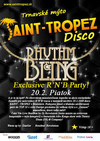 Rhythm & Bling – Exclusive R’N’B Party!@Disco Saint Tropez