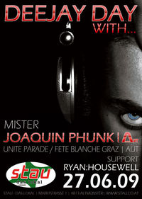 Deejay-Day with Joaquin Phunk@Stau - Das Lokal