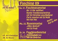 Faschingsamstag@M.A.D.ness DISC Straubinger