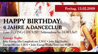 6 Jahre A-Danceclub: Flying Circus@A-Danceclub