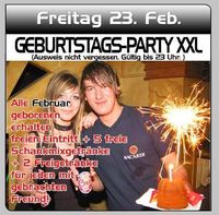 Geburtstags-Party XXL@Spessart