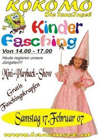 Kinderfasching@Kokomo die Tanzinsel