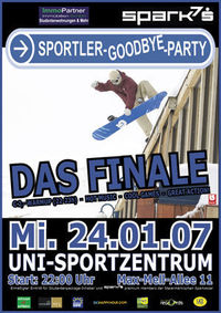 Sportler - Goodbye - Party@Uni-Sportzentrum