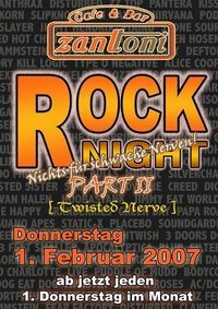 Rock Night Part II@Cafe & Bar ZANTTONI