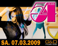 STUDIO 54 - Die Party!@G&D music club