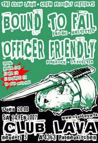 Bound To Fail  Vs. Officer Friendly@Club Lava