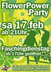 FlowerPower Party@Stau - Das Lokal