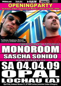 sickness pres. MONOROOM (Session Deluxe, Stuttgart)@OPAL CLUB