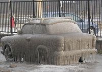 Eiskratzen am Auto?!?! Bin doch nicht blöd, für was habe ich eine Anlage?!