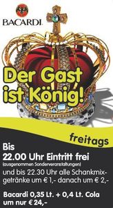 Der Gast ist König